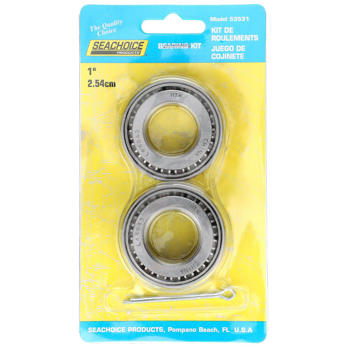 Trailer Wheel Bearing Kit, 1in