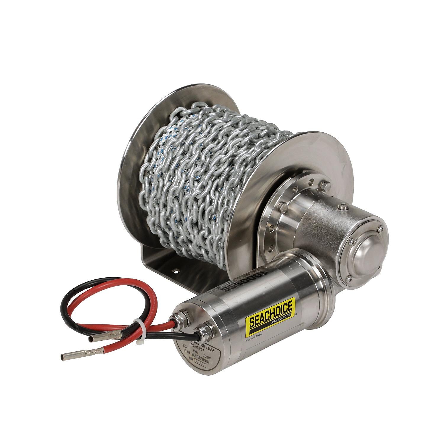 Stainless Steel Drum Winch Kit, Deluxe Series 1000