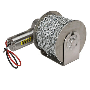 Stainless Steel Drum Winch Kit, Deluxe Series 1500