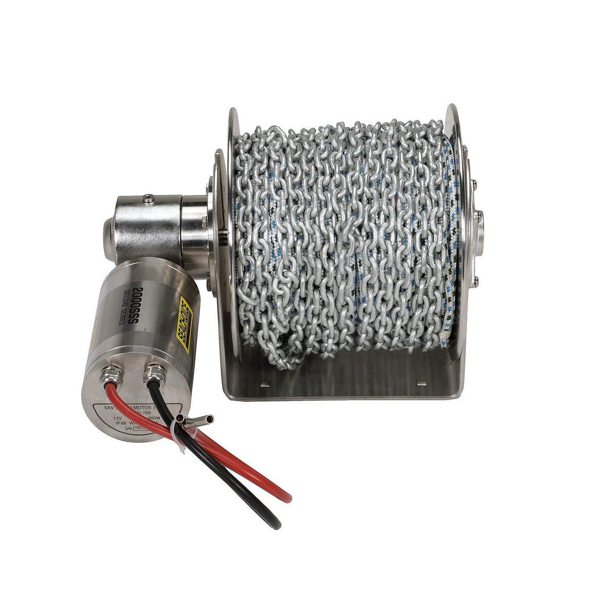 Stainless Steel Drum Winch Kit, Deluxe Series 2000