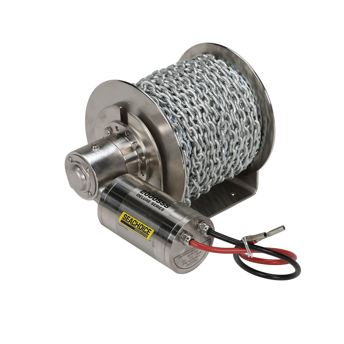 Stainless Steel Drum Winch Kit, Deluxe Series 2000