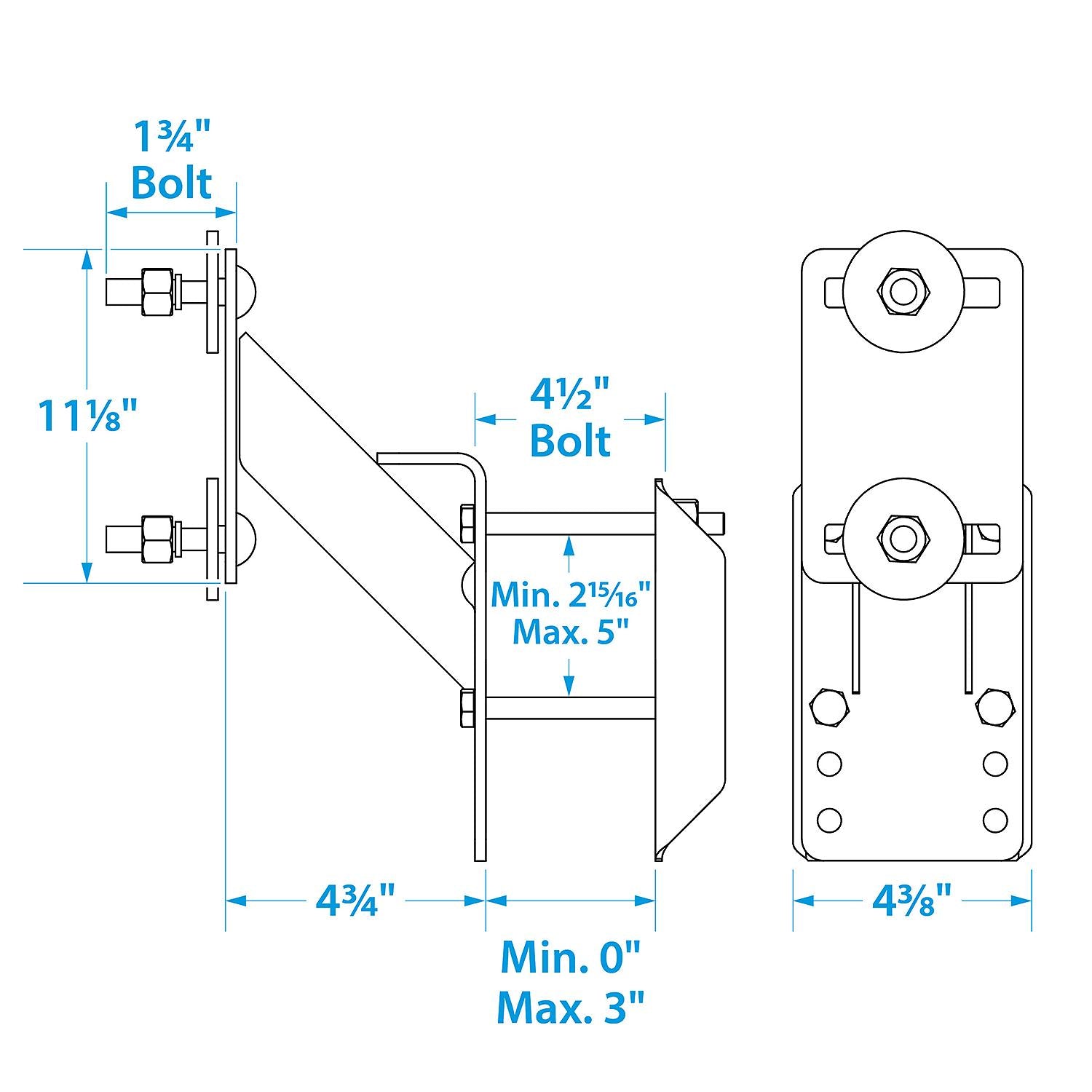 Side Mount Spare Tire Carrier