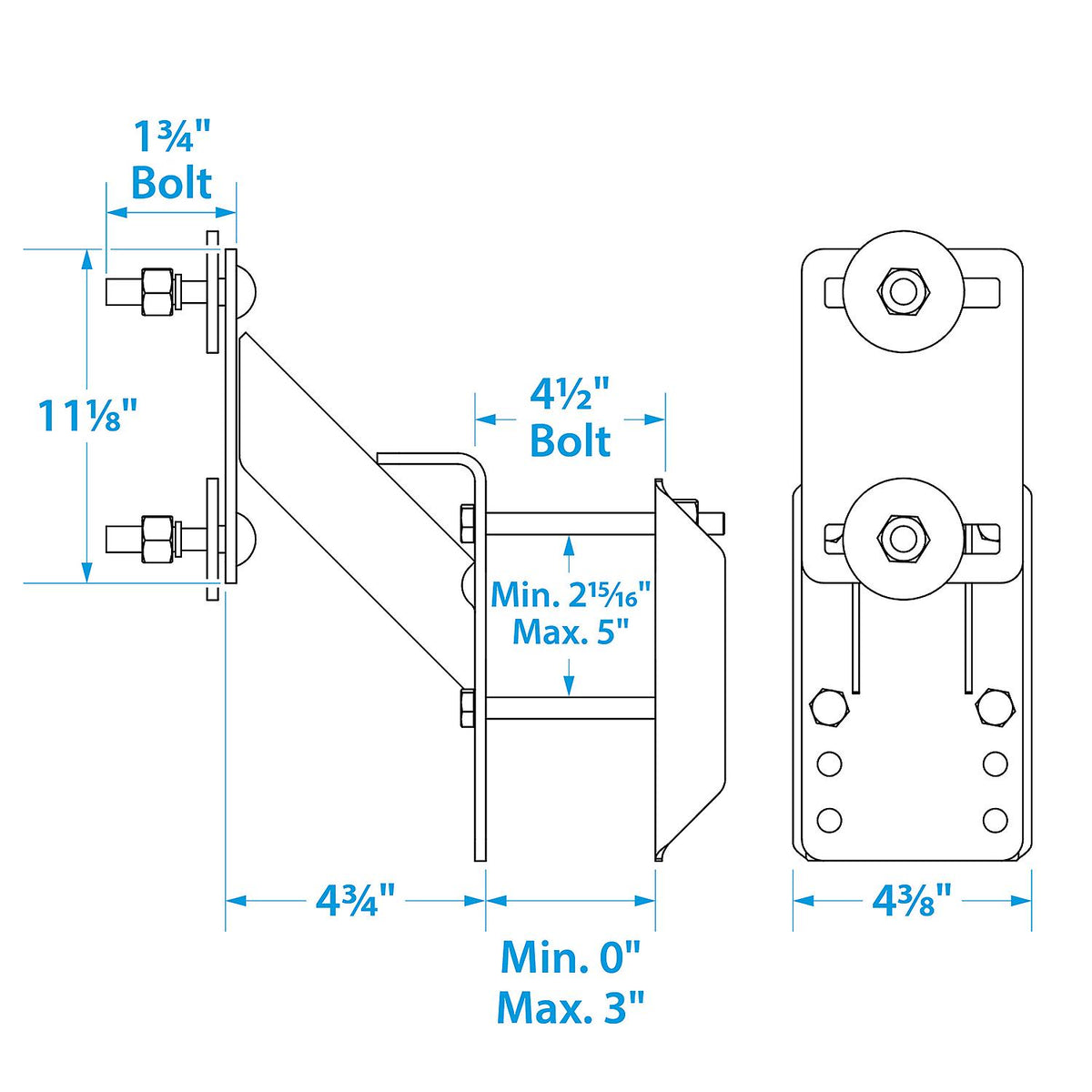 Side Mount Spare Tire Carrier