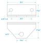 Angle Bracket Only for Swivel Bolster Bracket