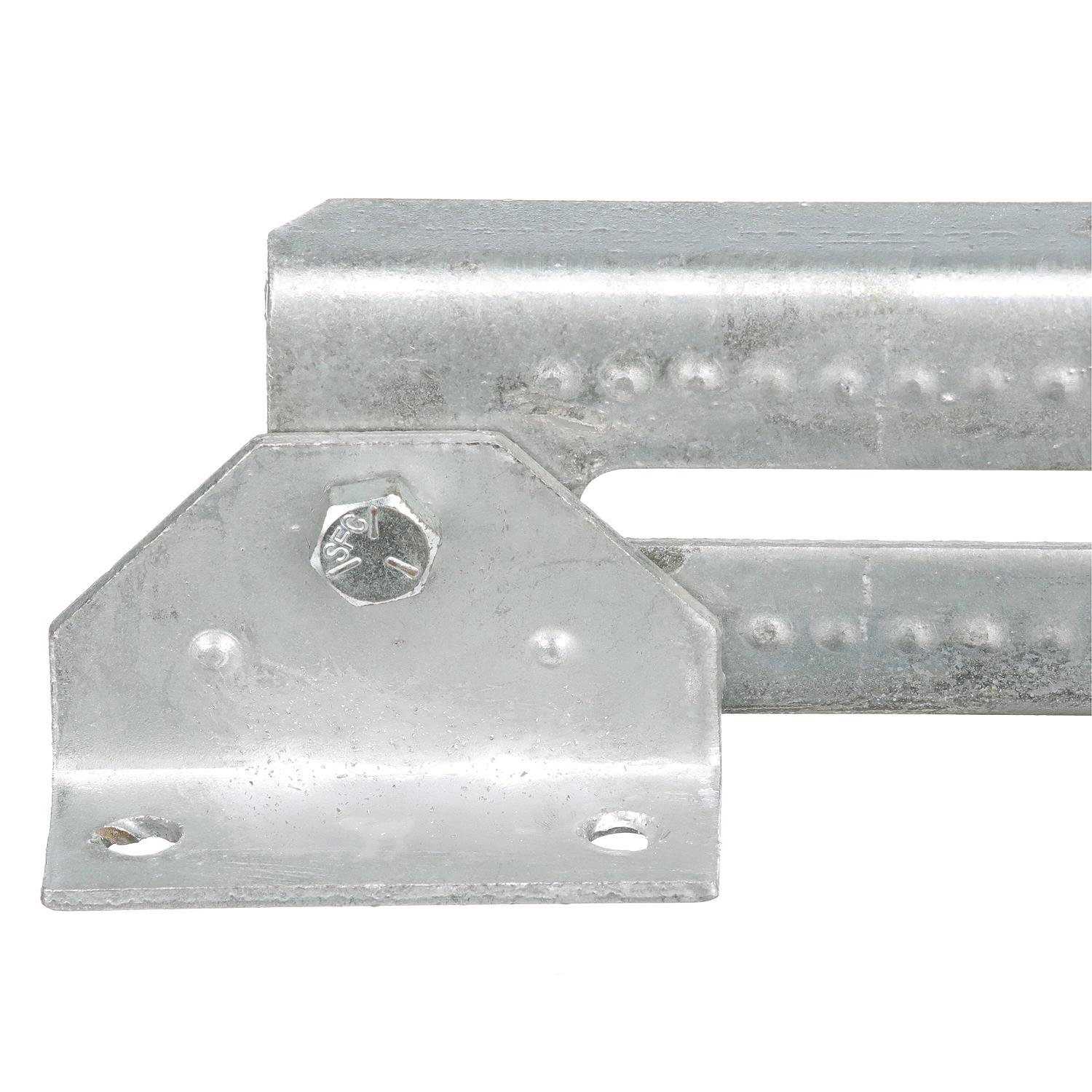 Swivel Bolster Bracket, Galvanized, 12in