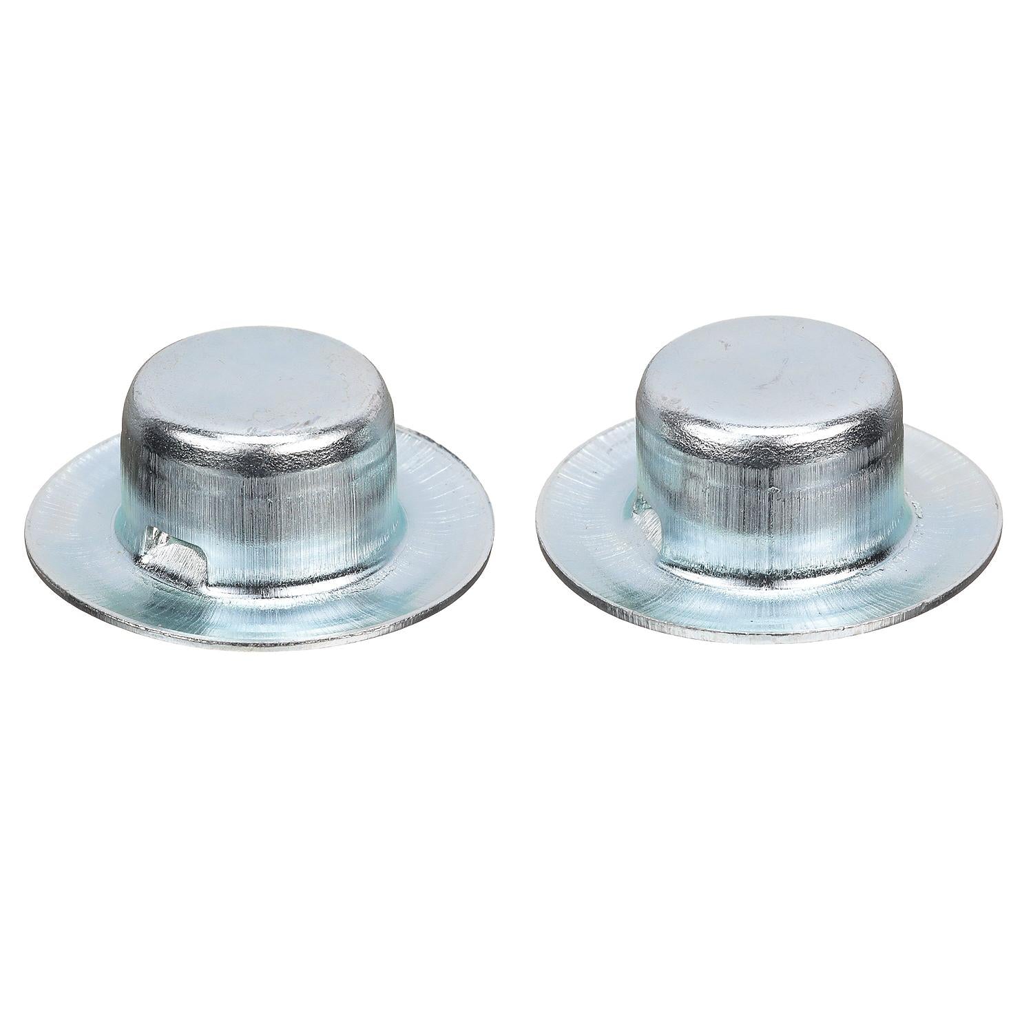 Zinc Plated Steel Roller Shaft w/ 2 Pal Nuts, 1/2in Shaft for 8in Roller