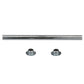 Zinc Plated Steel Roller Shaft w/ 2 Pal Nuts, 1/2in Shaft for 12in Roller