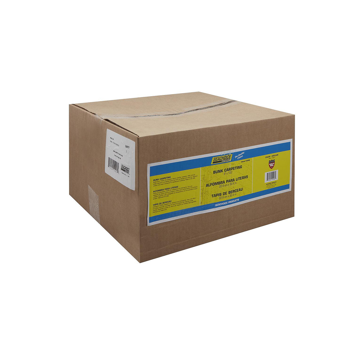 Bunk Carpeting, 9in x 100ft, Black