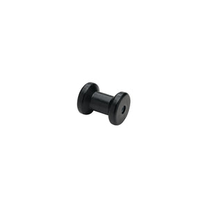 Spool Roller, Black, 5in x 5/8in Hole