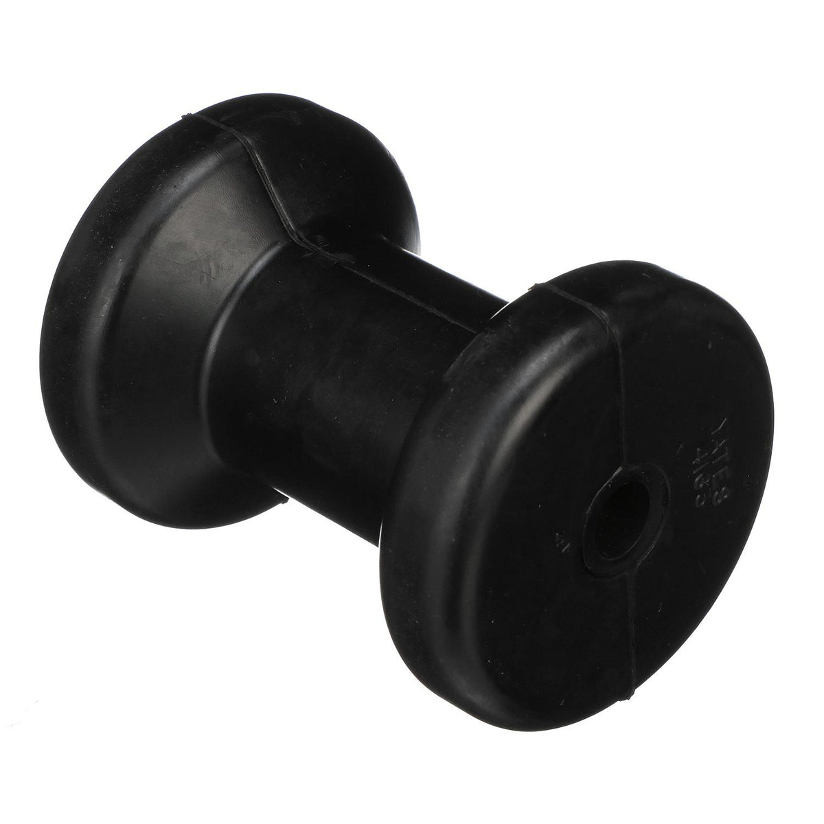 Spool Roller, Black, 5in x 5/8in Hole, Bulk