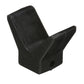 Molded Y Bow Stop, Black rubber, 2in x 2in, Bulk