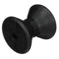 Molded Bow Roller, Black rubber, 3in, Bulk