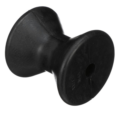 Molded Y Bow Stop, Black rubber, 4in, Bulk