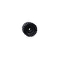 Ribbed Roller, Black Rubber, 4-3/8in x 3in