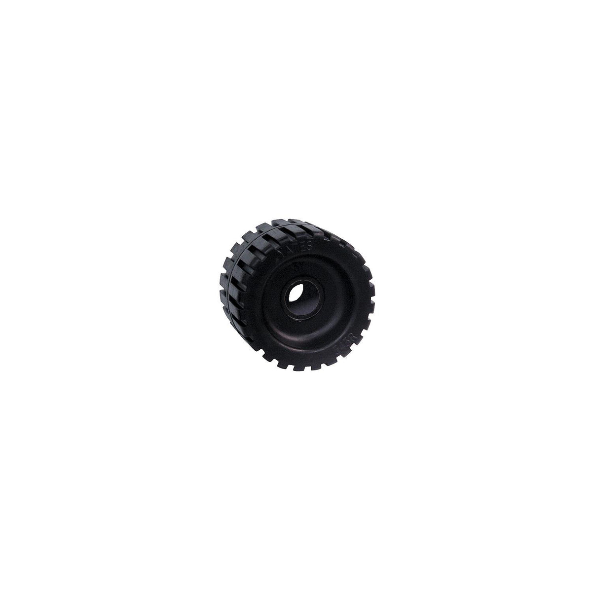 Ribbed Roller, Black Rubber, 4-3/8in x 3in