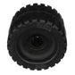 Ribbed Roller, Black Rubber, 4-3/8in x 3in