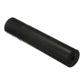 Black Rubber Straight Roller 12in x 2-1/2in w/ 5/8in ID