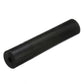 Black Rubber Straight Roller 12in x 2-1/2in w/ 5/8in ID