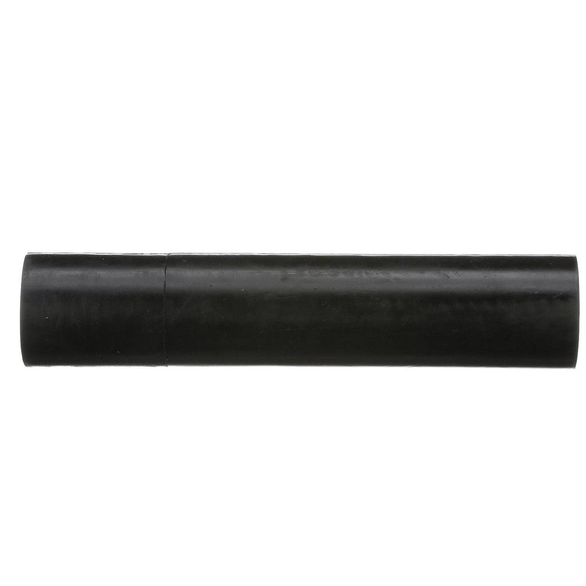 Black Rubber Straight Roller 12in x 2-1/2in w/ 5/8in ID