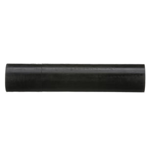 Black Rubber Straight Roller 12in x 2-1/2in w/ 5/8in ID
