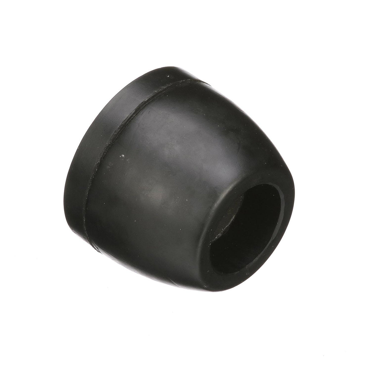 Black Rubber Side Guide End Cap 2-1/2in w/ 5/8in ID