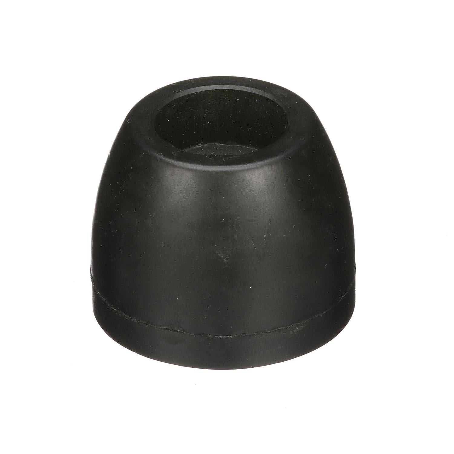 Black Rubber Side Guide End Cap 2-1/2in w/ 5/8in ID