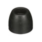 Black Rubber Side Guide End Cap 2-1/2in w/ 5/8in ID