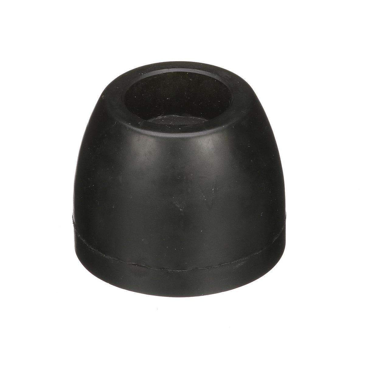 Black Rubber Side Guide End Cap 2-1/2in w/ 5/8in ID