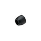 Black Rubber Side Guide End Cap 2-1/2in w/ 5/8in ID