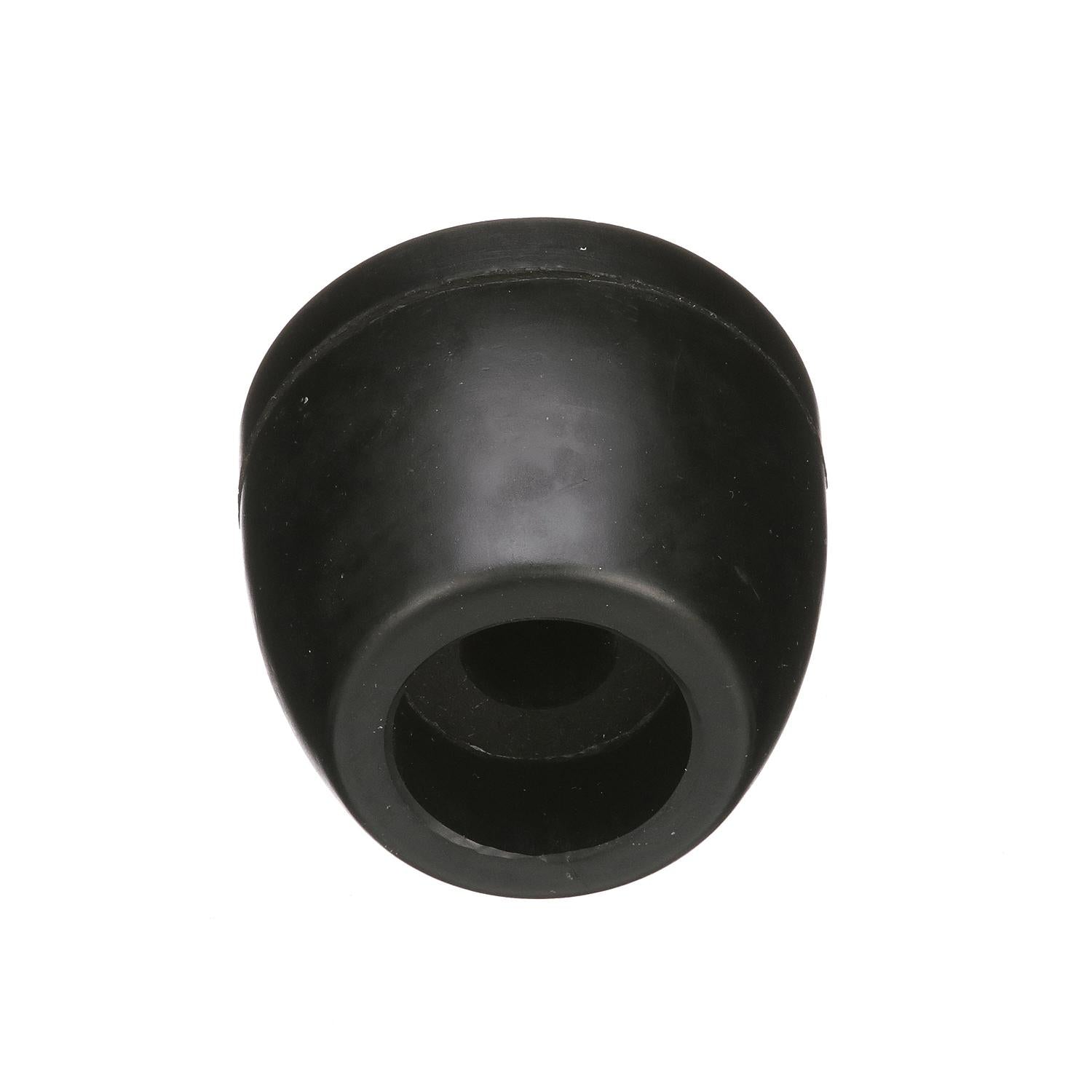 Black Rubber Side Guide End Cap 2-1/2in w/ 5/8in ID
