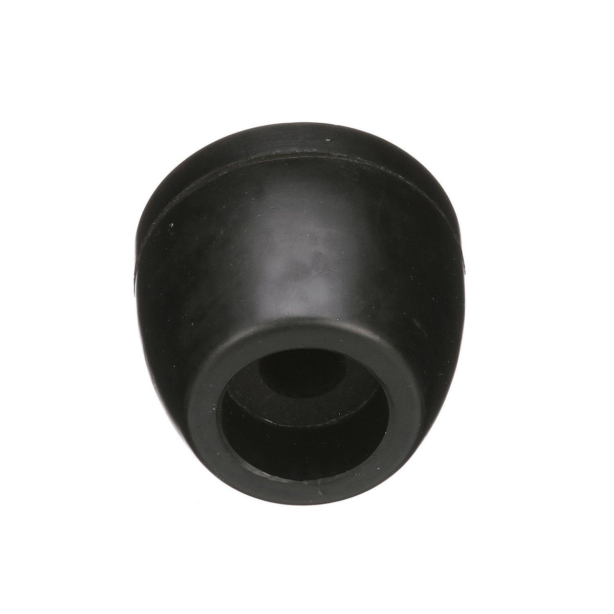 Black Rubber Side Guide End Cap 2-1/2in w/ 5/8in ID
