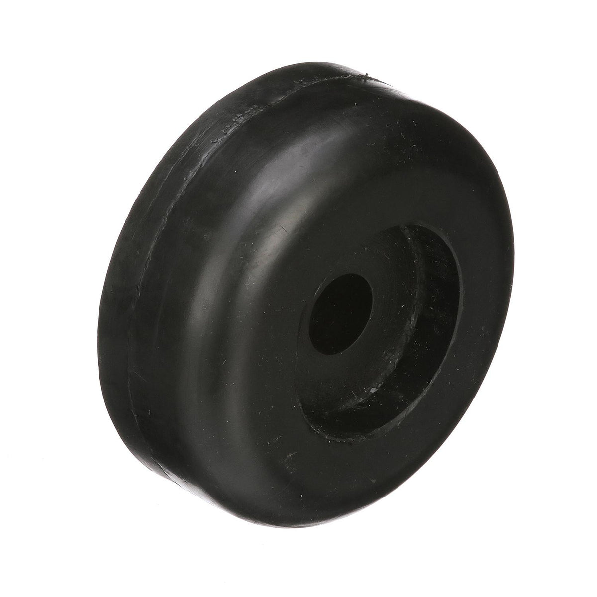 Black Rubber Roller End Cap, 3-1/2in x 1-5/16in w/ 11/16in ID
