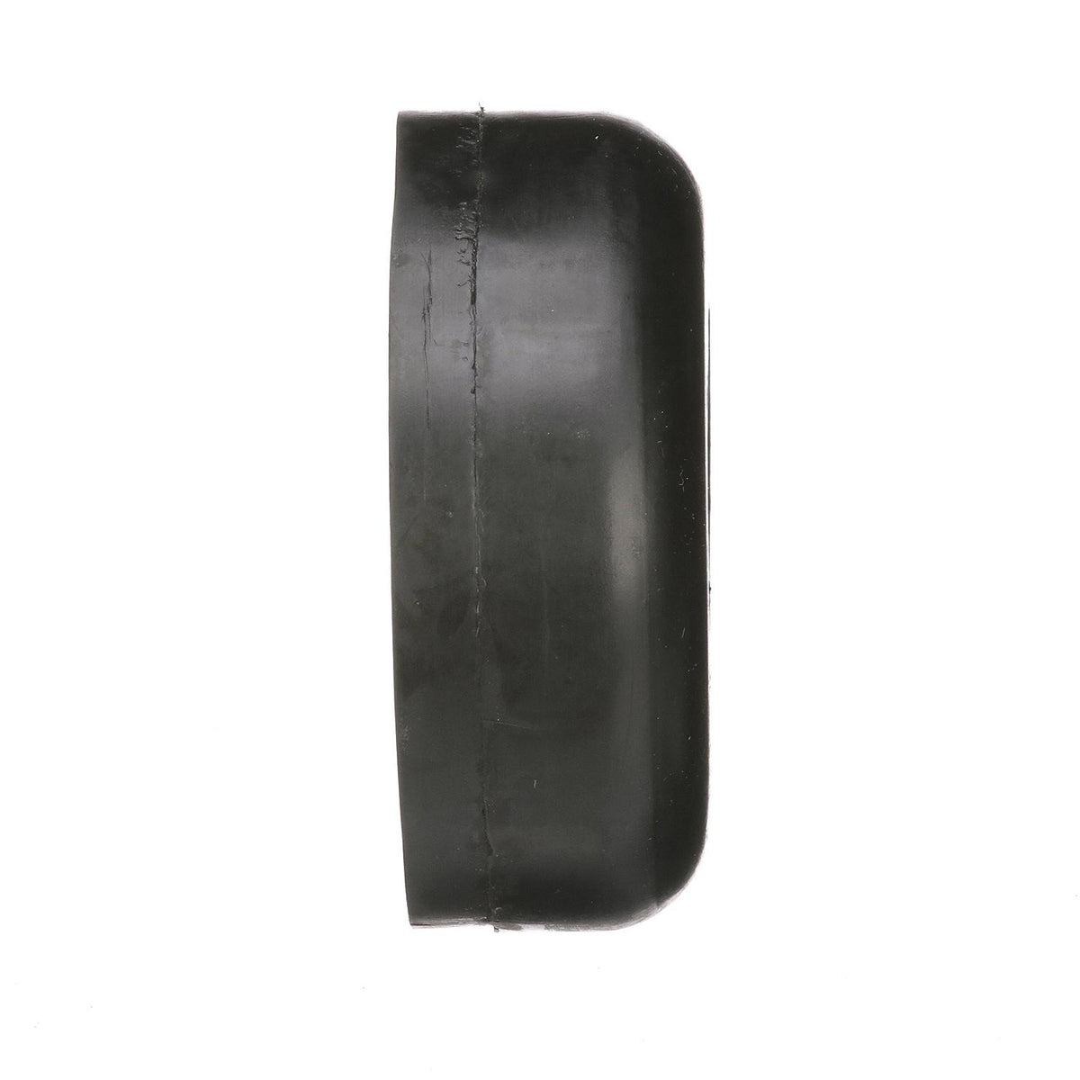 Black Rubber Roller End Cap, 3-1/2in x 1-5/16in w/ 11/16in ID