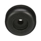 Black Rubber Roller End Cap, 3-1/2in x 1-5/16in w/ 11/16in ID
