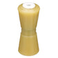 Non-Marking TP Yellow Rubber Keel Roller w/ 5/8in ID Hole, 8in