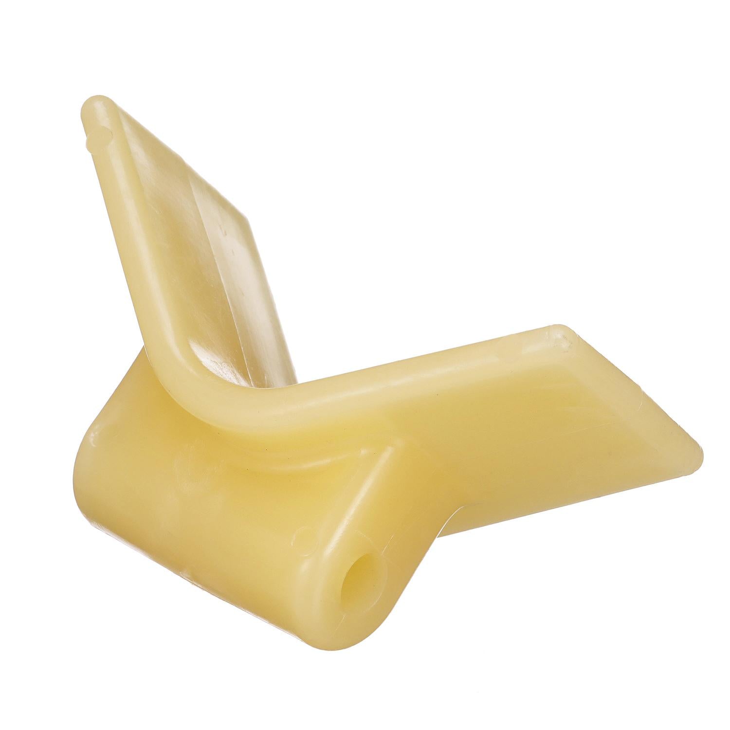Non-Marking TP Yellow Rubber V-Bow Stop 3in x 1/2in