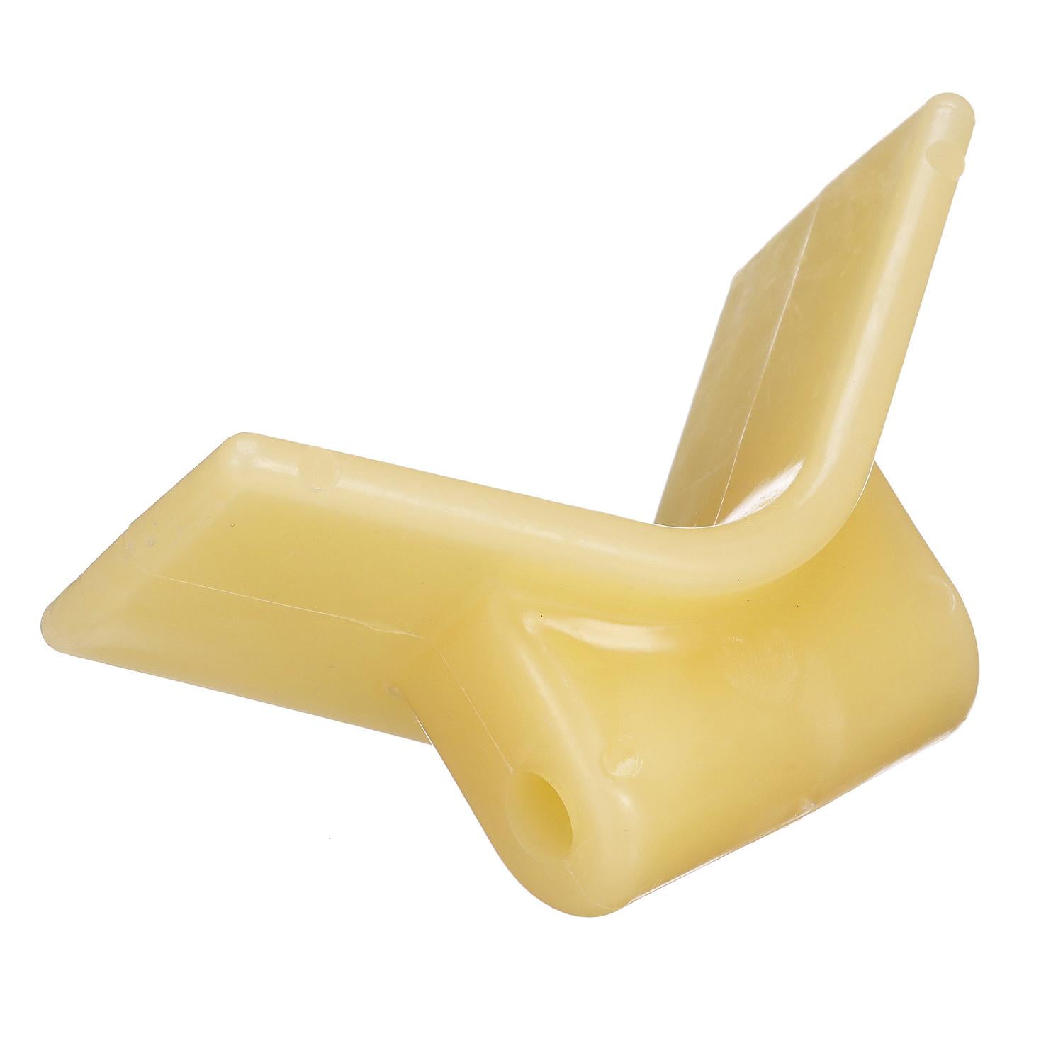 Non-Marking TP Yellow Rubber V-Bow Stop 3in x 1/2in