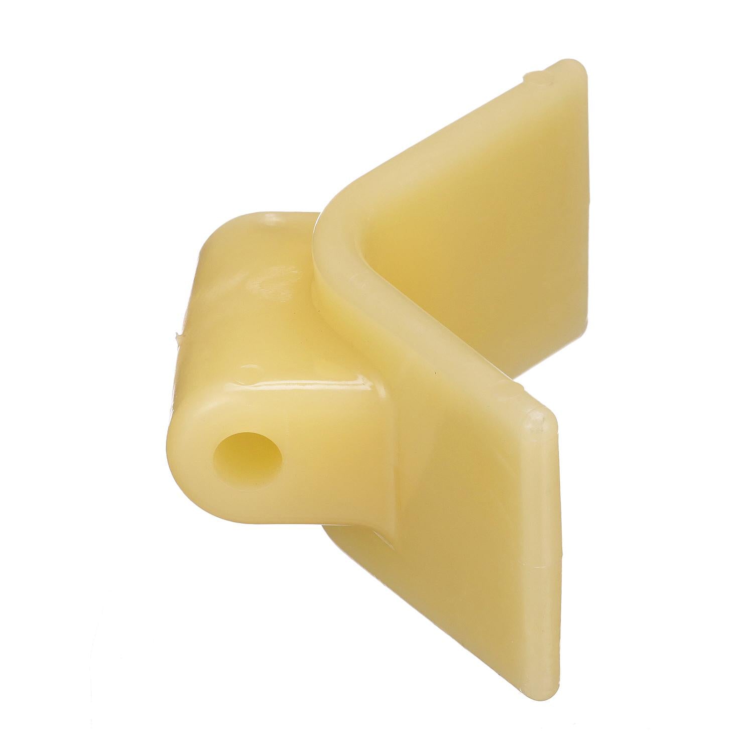 Non-Marking TP Yellow Rubber V-Bow Stop 3in x 1/2in