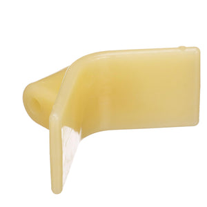 Non-Marking TP Yellow Rubber V-Bow Stop 3in x 1/2in