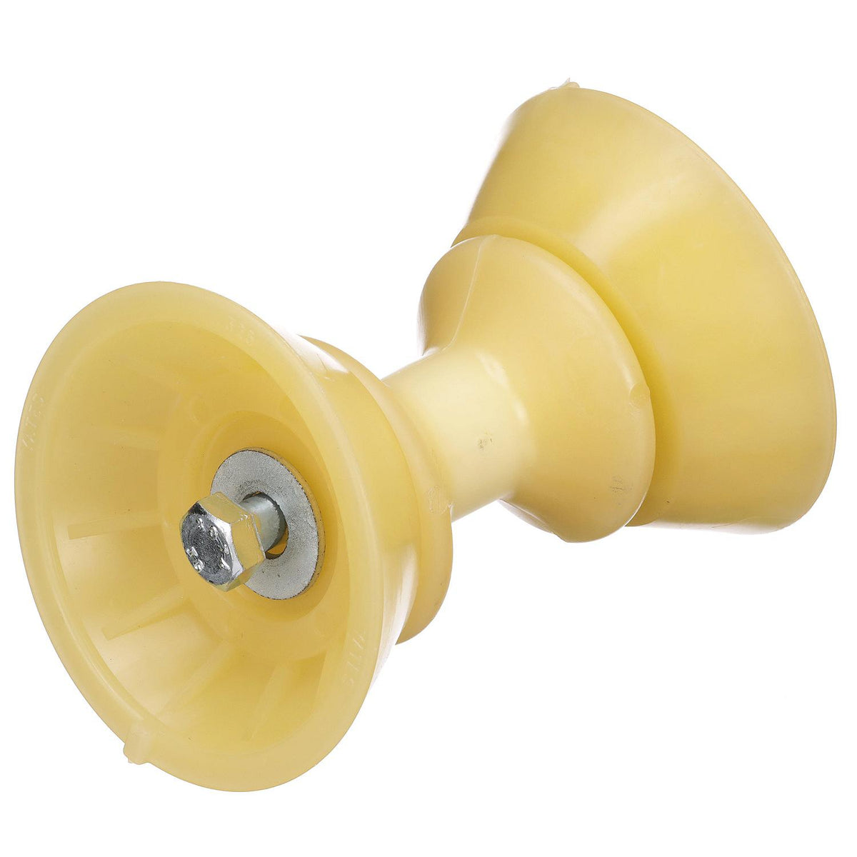 Non-Marking TP Yellow Rubber Bow Roller w/ Bells 1/2in ID