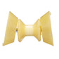 Non-Marking TP Yellow Rubber Bow Roller w/ Bells 1/2in ID