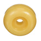 Non-Marking TP Yellow Rubber Roller End Cap 3-1/2in w/ 1-1/4in ID Hole
