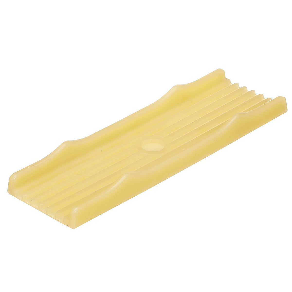 Non-Marking TP Yellow Rubber Keel Pad 12in L x 3-1/2in W x 1in H