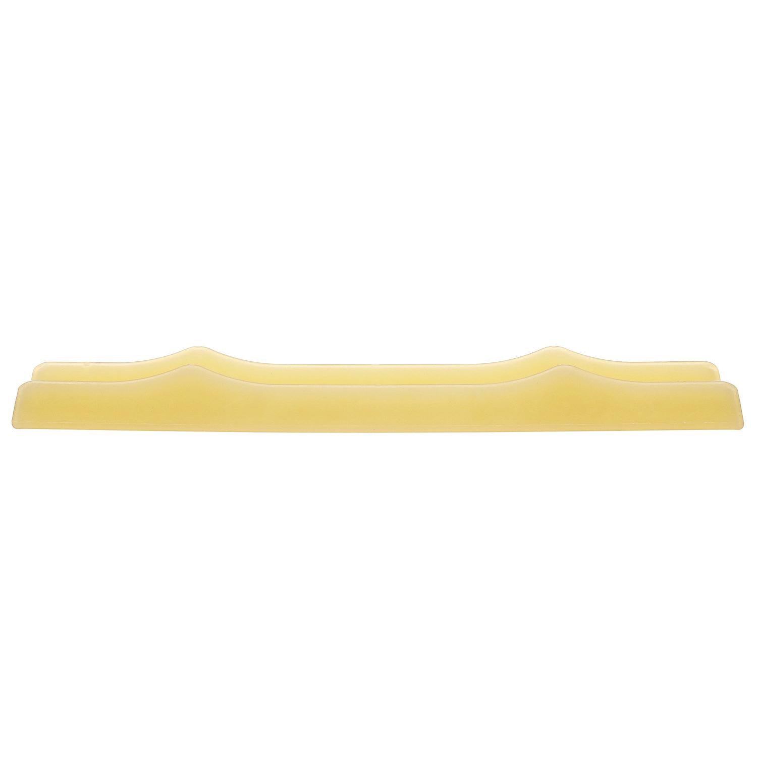 Non-Marking TP Yellow Rubber Keel Pad 12in L x 3-1/2in W x 1in H