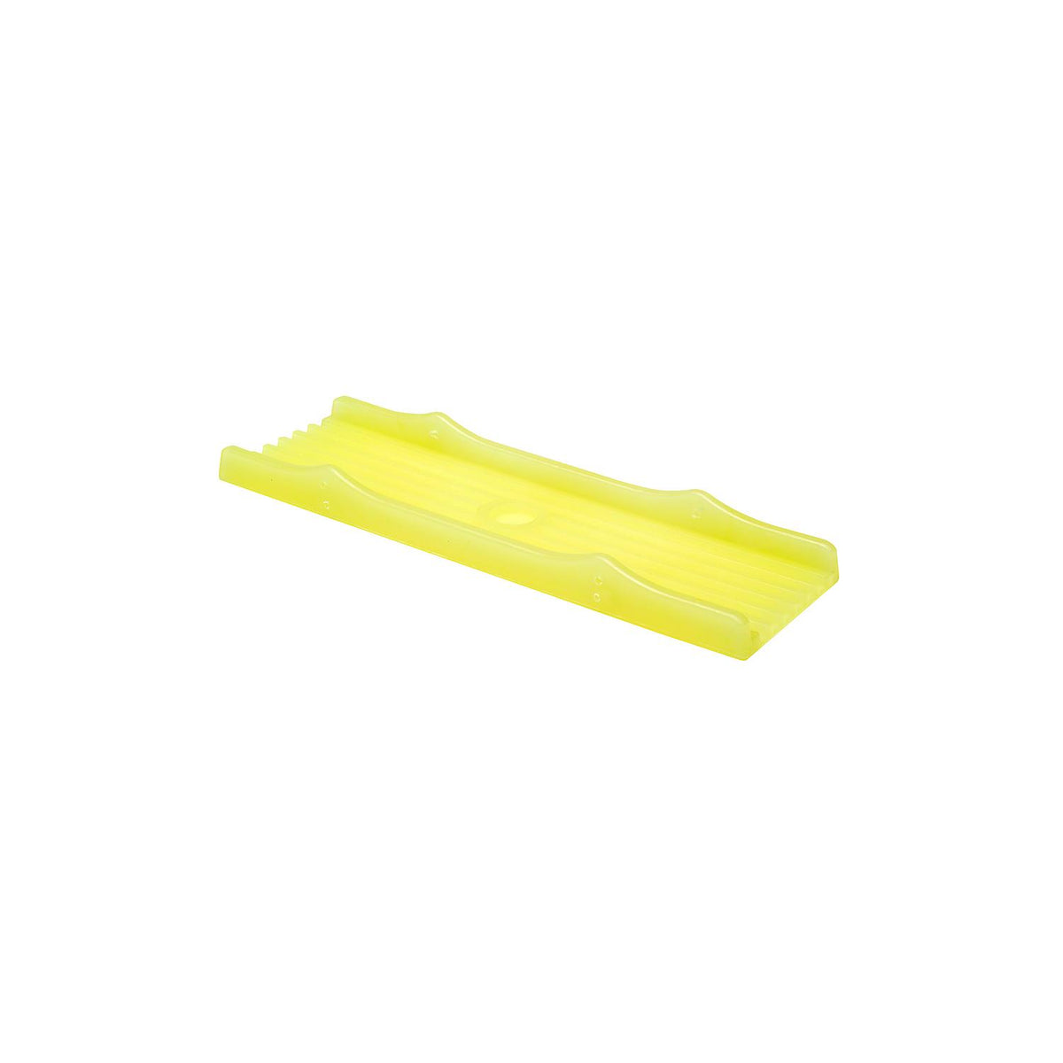 Non-Marking TP Yellow Rubber Keel Pad 12in L x 3-1/2in W x 1in H