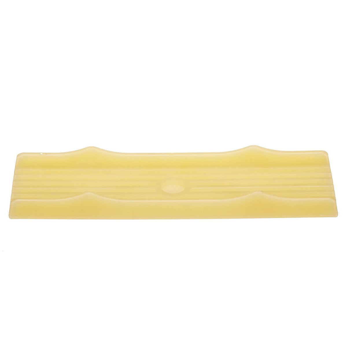 Non-Marking TP Yellow Rubber Keel Pad 12in L x 3-1/2in W x 1in H