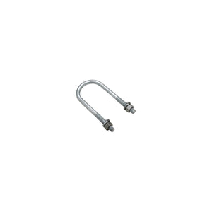 Round U-Bolt, Galvanized, 2-3/8in x 5-3/8in, Bulk