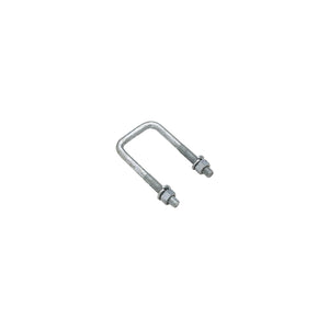 Square U-Bolt, Galvanized, 3-1/16in x 4-7/8in