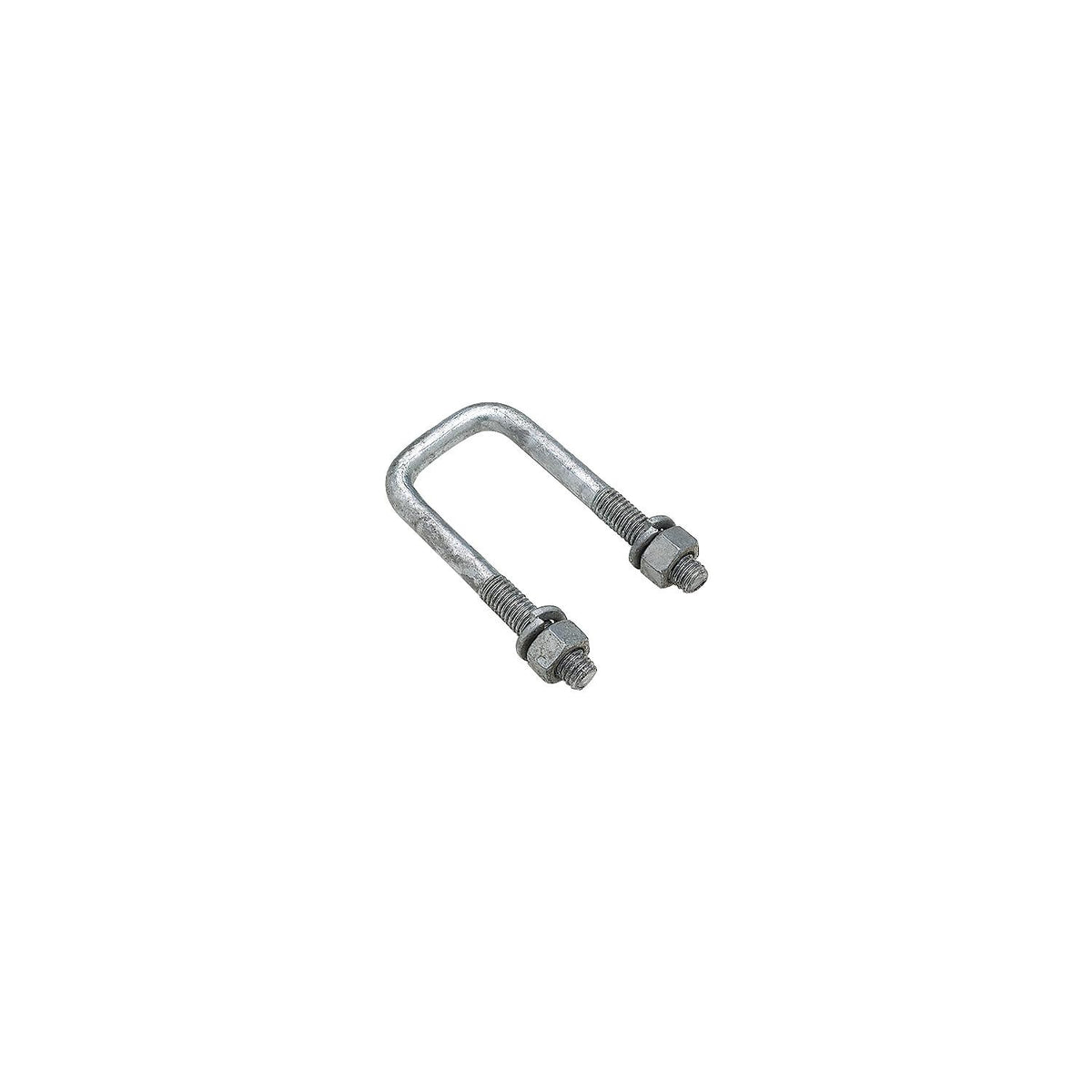 Square U-Bolt, Galvanized, 3-1/16in x 3-5/16in, Bulk