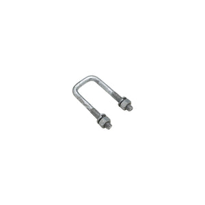 Square U-Bolt, Galvanized, 1-9/16in x 4-1/16in, Bulk